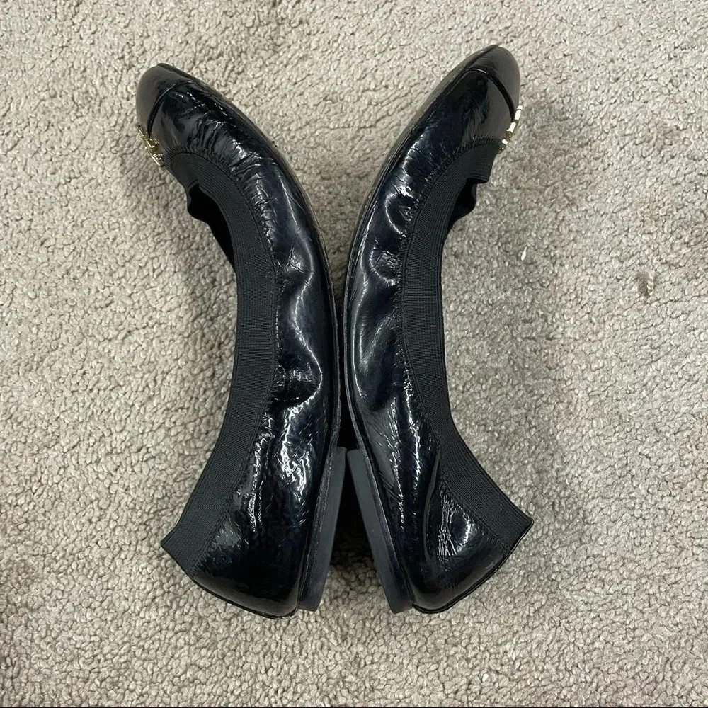 TORY BURCH Jolie Ballet Flat in Black size 8 M